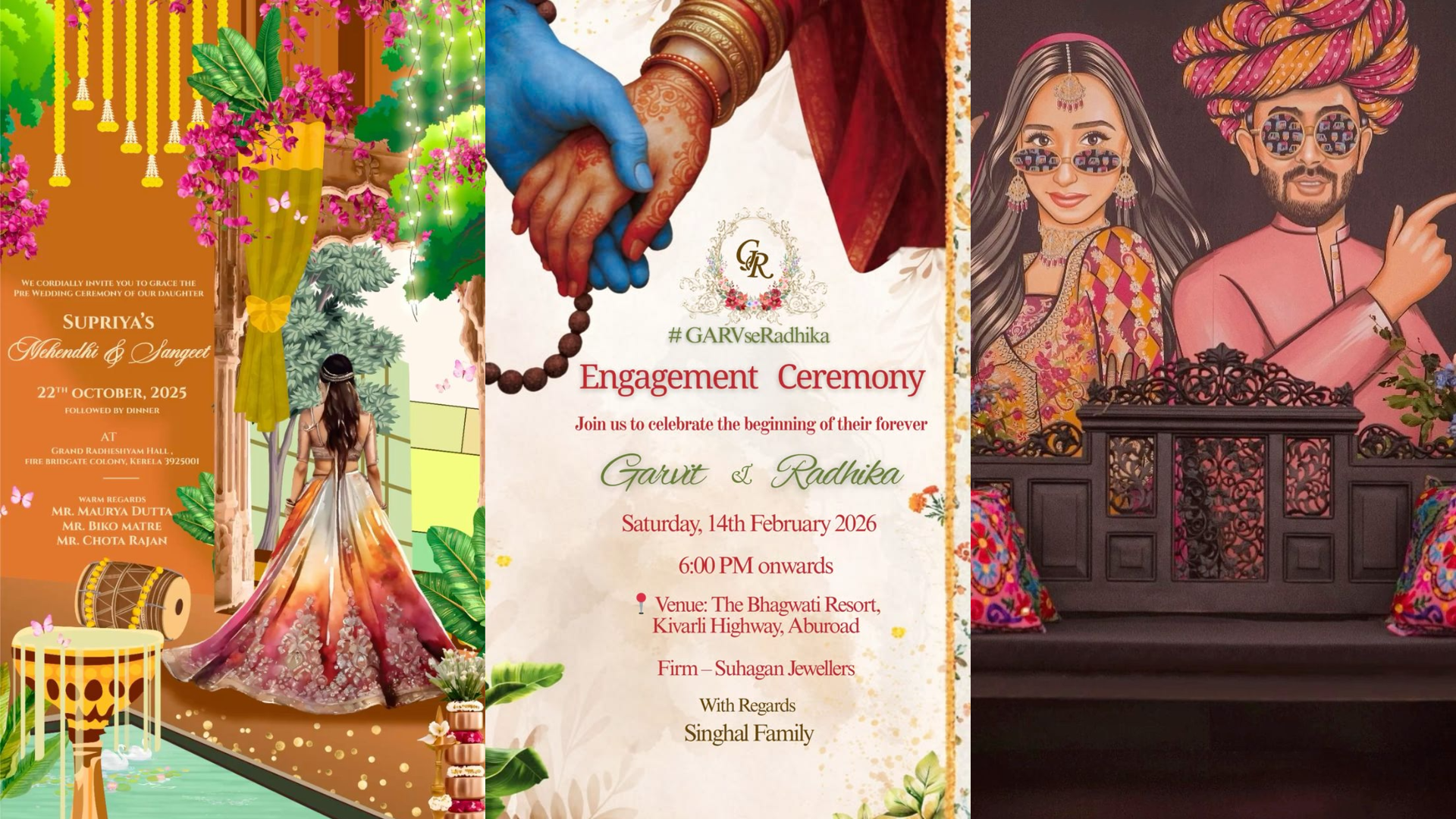 Top 20 Trendy & Unique Wedding Invitation Card Designs