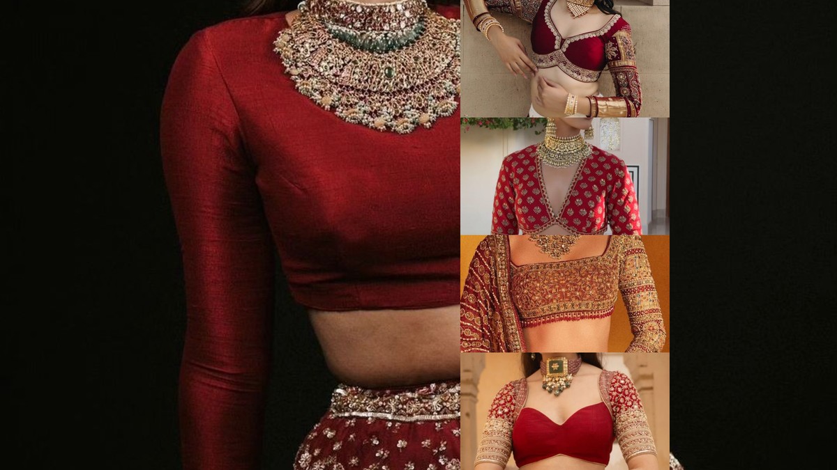 10+ Latest Bridal Blouse Designs for Lehenga
