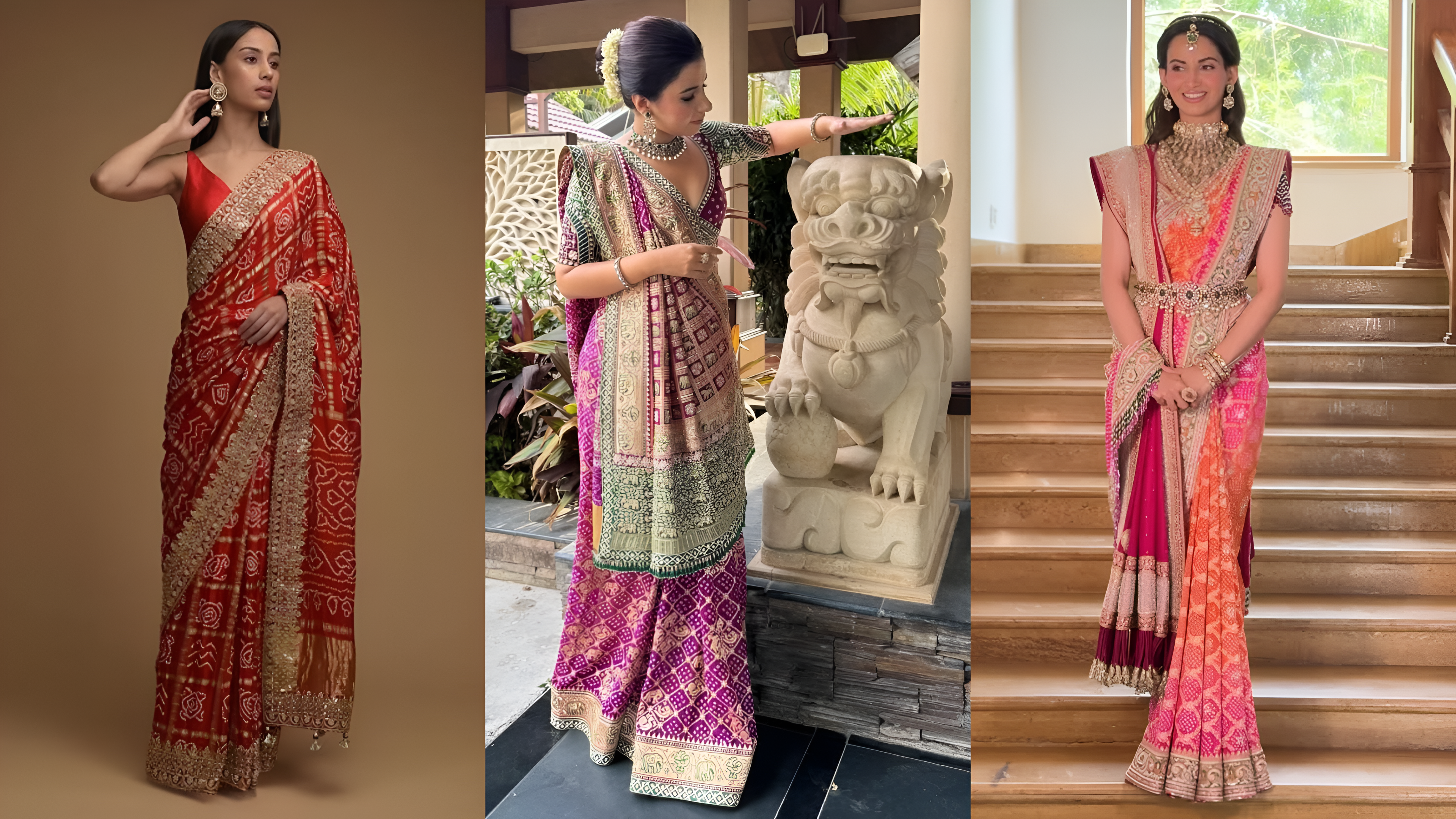 20+ Bandhani Sarees Trending for Brides in 2026
